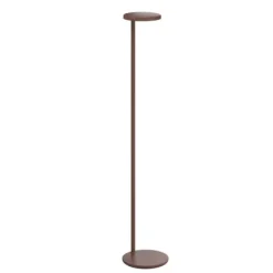 Oblique golvlampa LED, brown