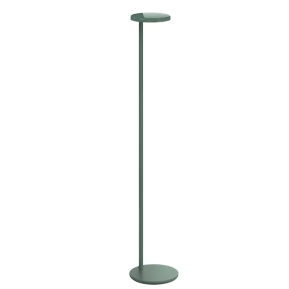 Oblique golvlampa LED, salvia USB