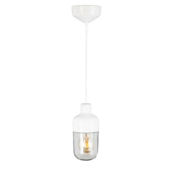 Ohm 215 pendel, vit/klar 21,5cm
