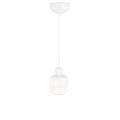 Ohm 155 pendel, vit/opal 15,5cm