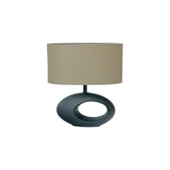 Olina Bordslampa, Svart/Brun