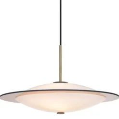 Orbit pendel, mässing/opal Ø40cm
