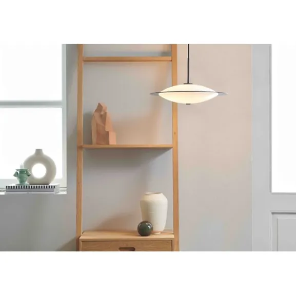 Orbit pendel, svart/opal Ø40cm