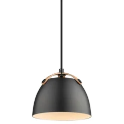 OSLO Taklampa Ø16 Svart / Ek GU10