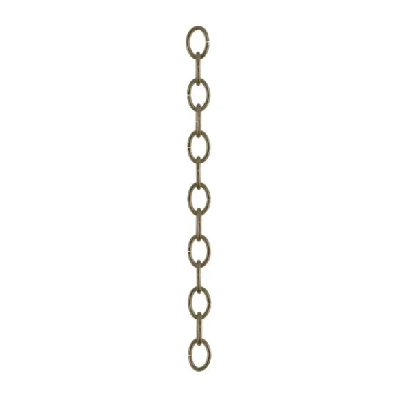 Oval kätting, antik 1m