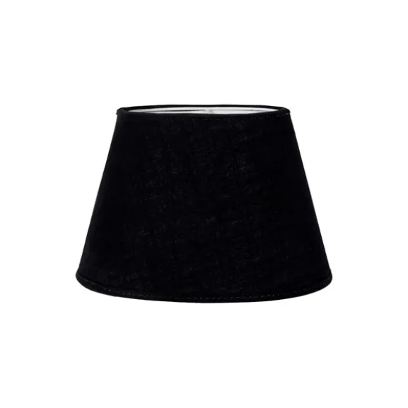 Oval Lampskärm Classico Svart 25cm