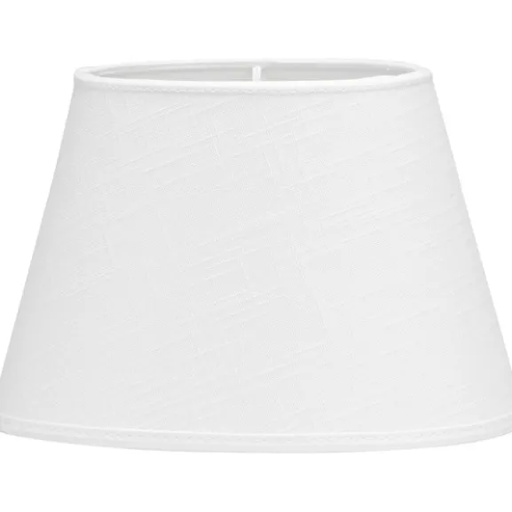 Oval Lampskärm Classico Vit 15cm