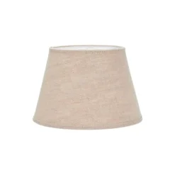 Oval Lampskärm Lin Natur 20cm