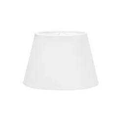 Oval Lampskärm Lin Offwhite 42cm