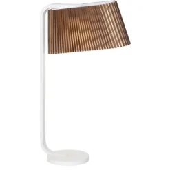 Owalo 7020 bordslampa, valnöt 50cm