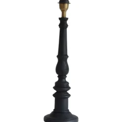 Oxford Lampfot Låg Antik Svart 15cm