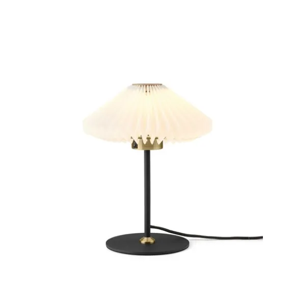 Paris bordslampa, svart/vit Ø24