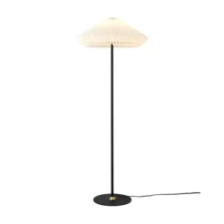 Paris golvlampa, svart/vit Ø56
