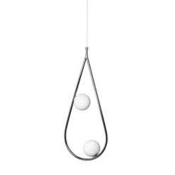 Pearls 65 pendel Nickel, opal