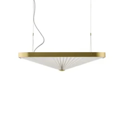 Pendant, CELINE, brass frame,