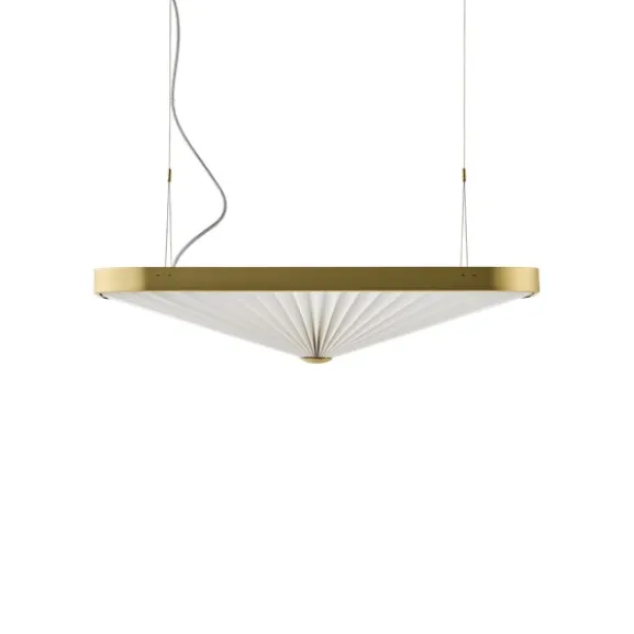 Pendant, CELINE, brass frame,