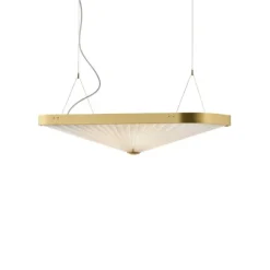 Pendant, CELINE, brass frame,