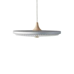 Pendant, SOLEIL M, 50cm. Silver cloud, DIM
