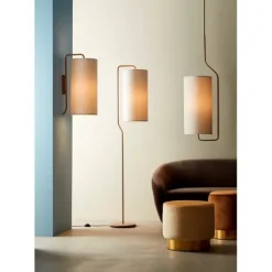 Pensile golvlampa sandstruktur E27