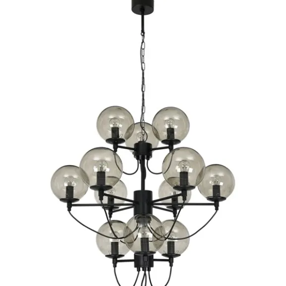 Perla 12 takkrona svart 78cm