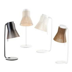 Petite bordslampa, björk 56cm
