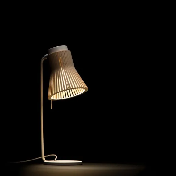 Petite bordslampa, valnöt 56cm