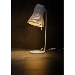 Petite bordslampa, vit 56cm
