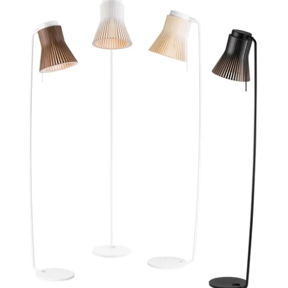 Petite golvlampa, vit 130cm