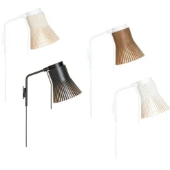 Petite vägglampa, björk 37cm