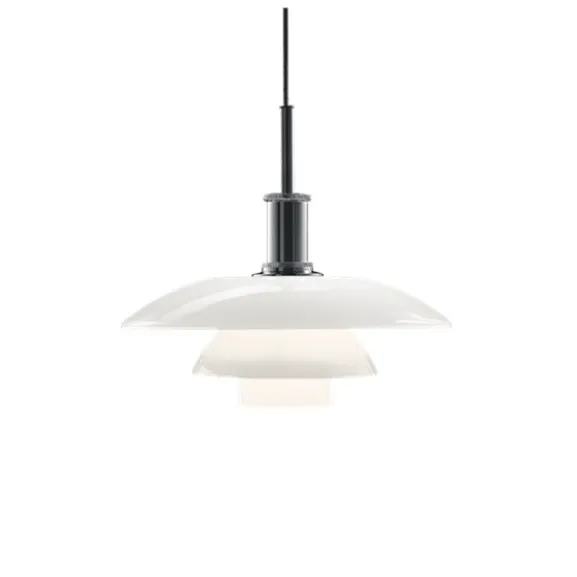 PH 4½-4 pendel, krom/opal 45cm