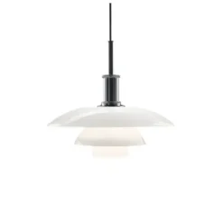 PH 4½-4 pendel, krom/opal 45cm