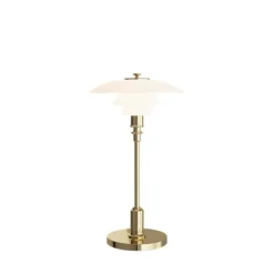 PH 2/1 portabel bordslampa, mässing