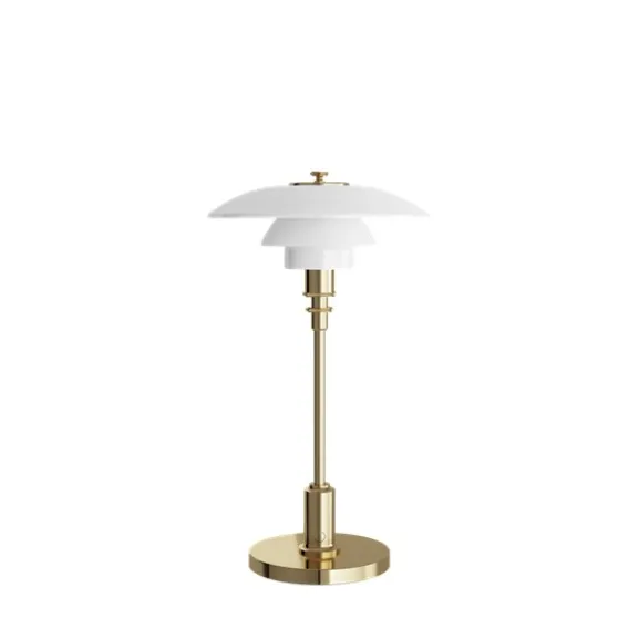 PH 2/1 portabel bordslampa, mässing