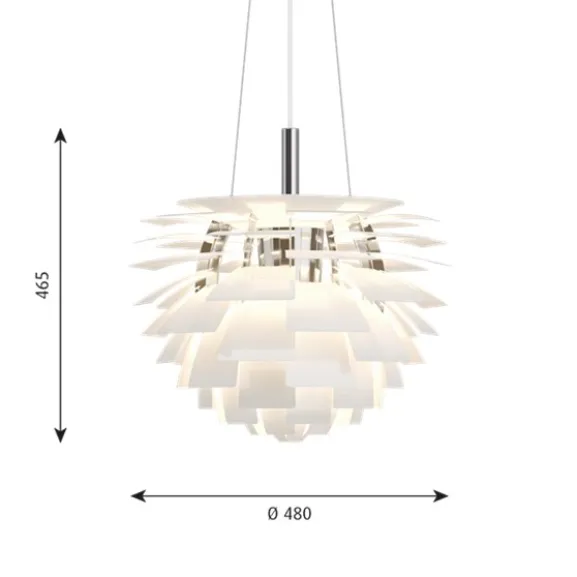 PH Artichoke 480 pendel, vit 48cm