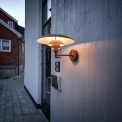 PH vägglampa, koppar 45cm