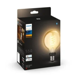 Philips Hue E27 filamentlampa glob 95mm 7W