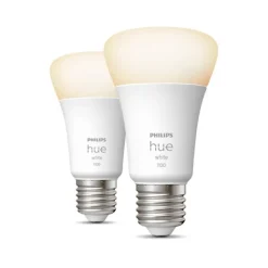 Philips Hue White 2-pack E27 Smart bulb 9,5W(75W)
