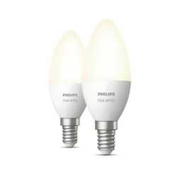 Philips Hue White 2-pack E14 kronljus 5,5W