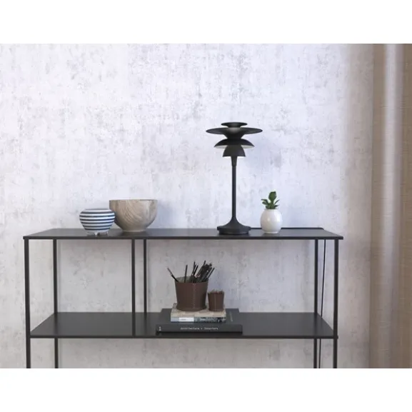 Picasso bordslampa flat svart G4