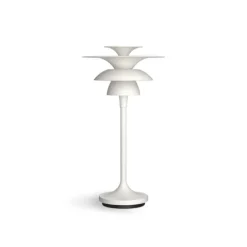 Picasso bordslampa flat vit G4