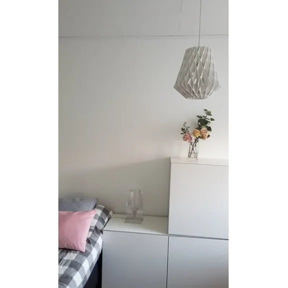 Pilke 28 pendel, vit 28cm