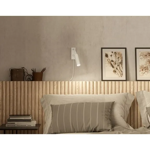 Pipeline vägglampa flex mattvit GU10 MR11