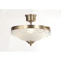 Plafond Fanny Liten Antikmässing 36cm