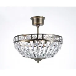 Plafond Flores Stor Antikmässing 36cm