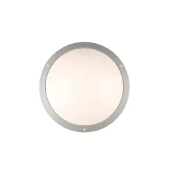 Plafond Moon Public Round Grå