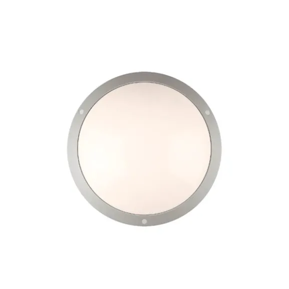 Plafond Moon Public Round Grå