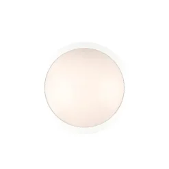 Plafond Moon Public Round Vit