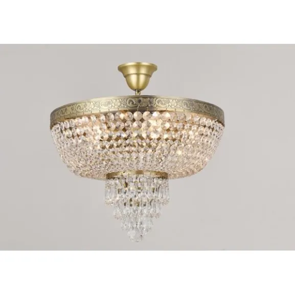 Plafond Queen Antikmässing 40cm