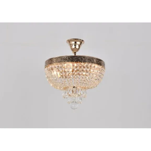 Plafond Queen Fransk Guld 30cm