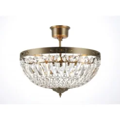 Plafond Rhea Medium Antikmässing 42cm